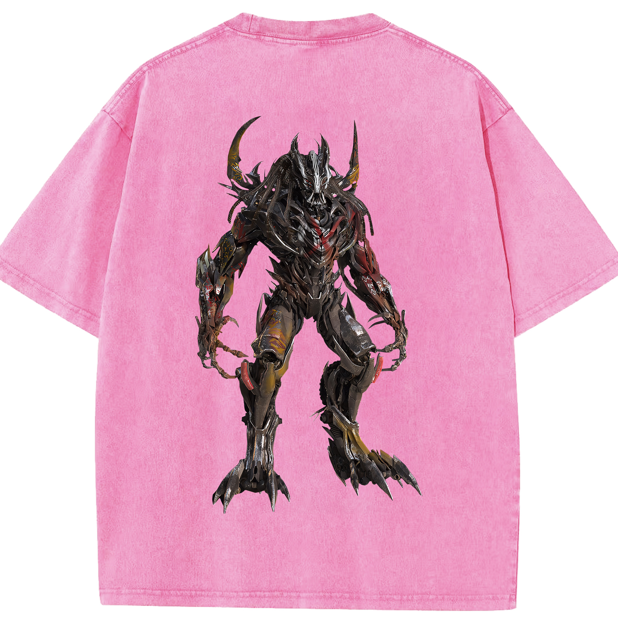 （画像用） Transformers トランスフォーマー 綿100% ヴィンテージ風 半袖Tシャツ（背面プリント）